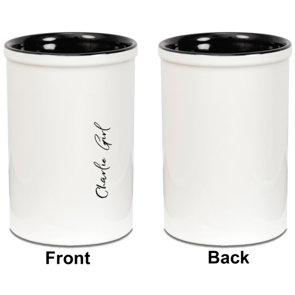 Custom Design - Pencil Holder - Black - approval