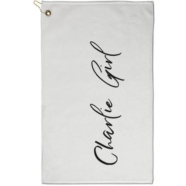 Custom Design Your Own Golf Towel - Poly-Cotton Blend - Small