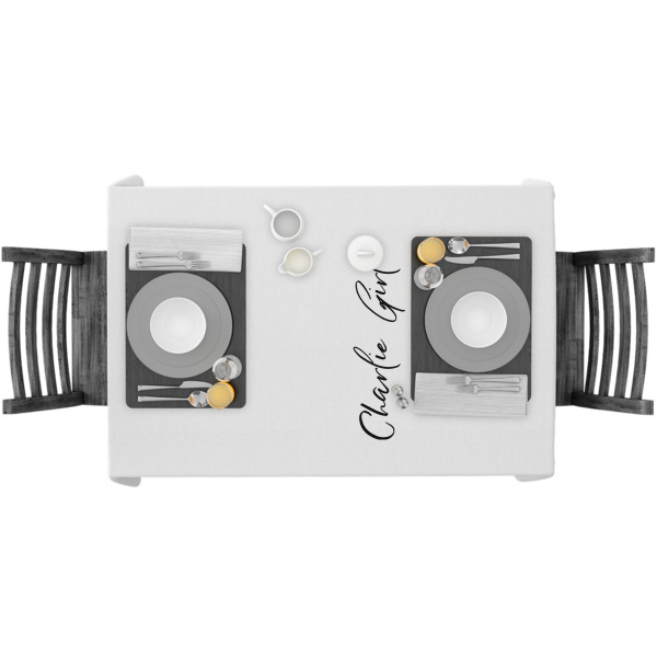 Custom Design - Rectangular Tablecloths - LIFESTYLE