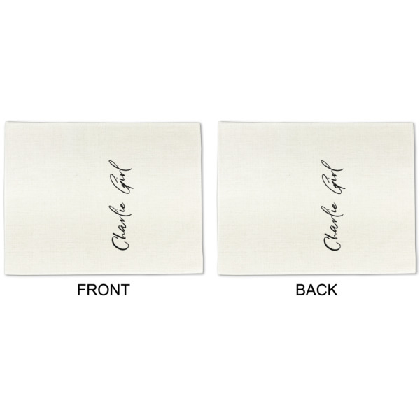 Custom Design - Linen Placemat - APPROVAL (double sided)