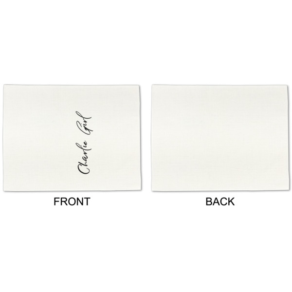 Custom Design - Linen Placemat - APPROVAL Single (single sided)