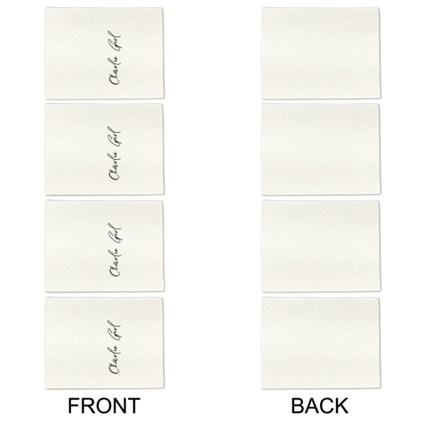 Custom Design - Linen Placemat - APPROVAL Set of 4 (single sided)