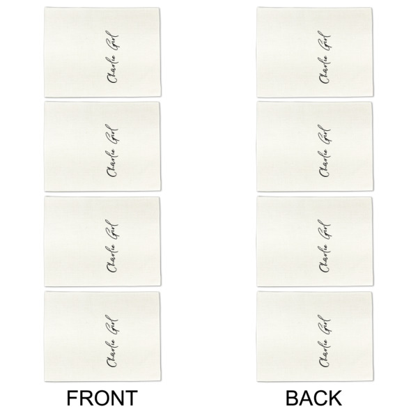 Custom Design - Linen Placemat - Double Sided - Approval - Set of 4