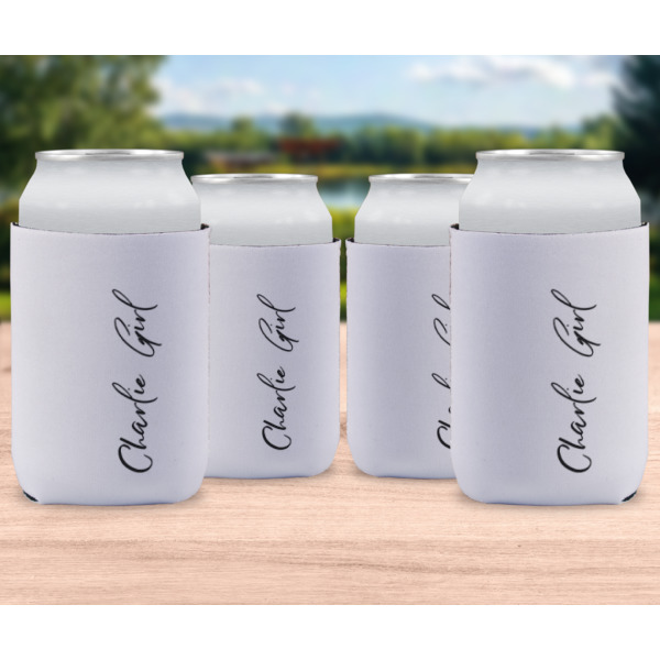 Custom Design - Can Cooler - Standard 12oz - Set of 4 - In Context