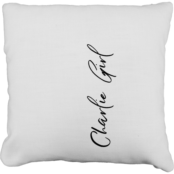 Custom Design Your Own Faux-Linen Throw Pillow 16"