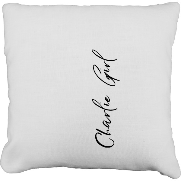 Custom Design Your Own Faux-Linen Throw Pillow 20"