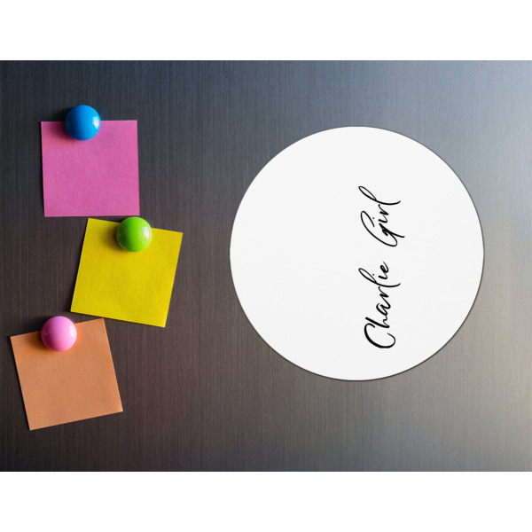 Custom Design - Round Fridge Magnet - LIFESTYLE