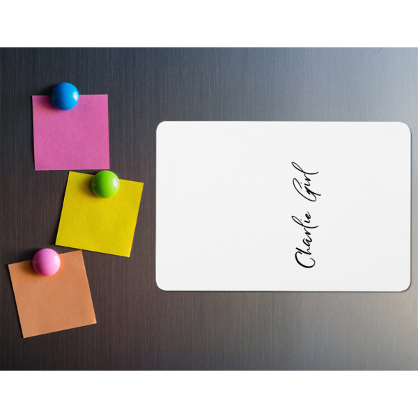 Custom Design - Rectangular Fridge Magnet - LIFESTYLE