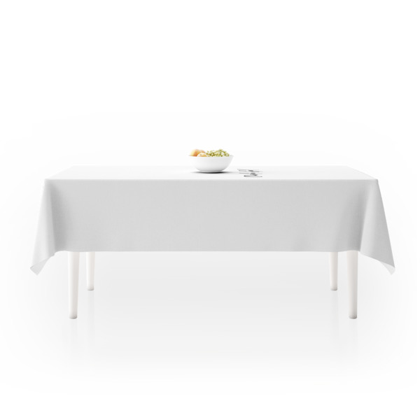 Custom Design - Tablecloths (58"x102") - LIFESTYLE (side view)