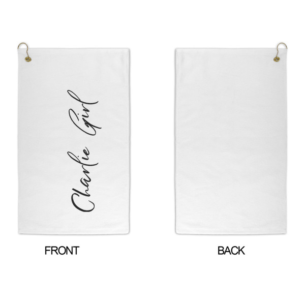 Custom Design - Microfiber Golf Towels - APPROVAL