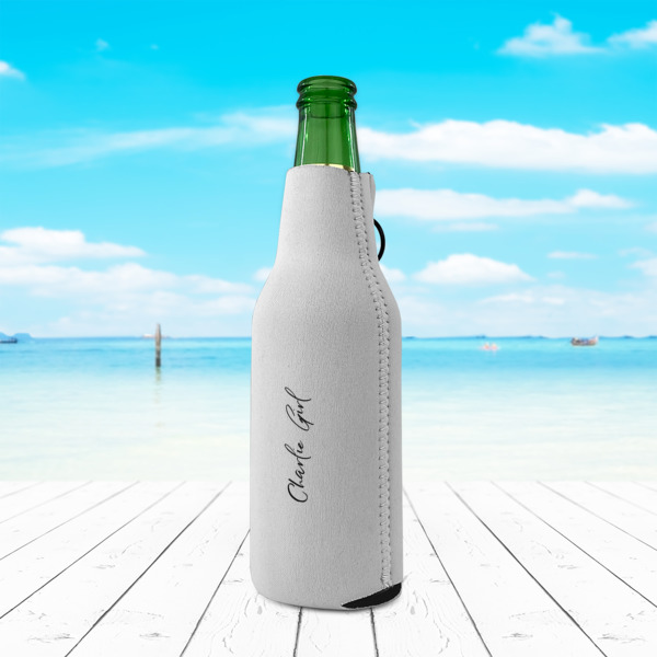 Custom Design - Zipper Bottle Cooler - LIFESTYLE