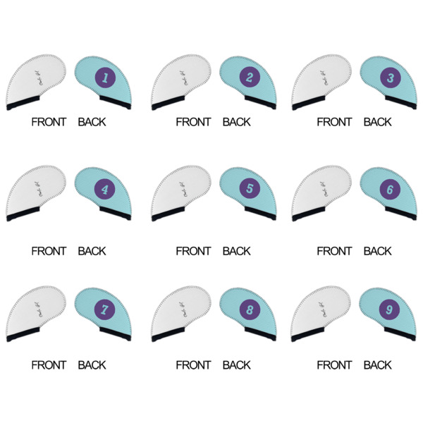 Custom Design - Golf Club Covers - APPROVAL (set of 9)
