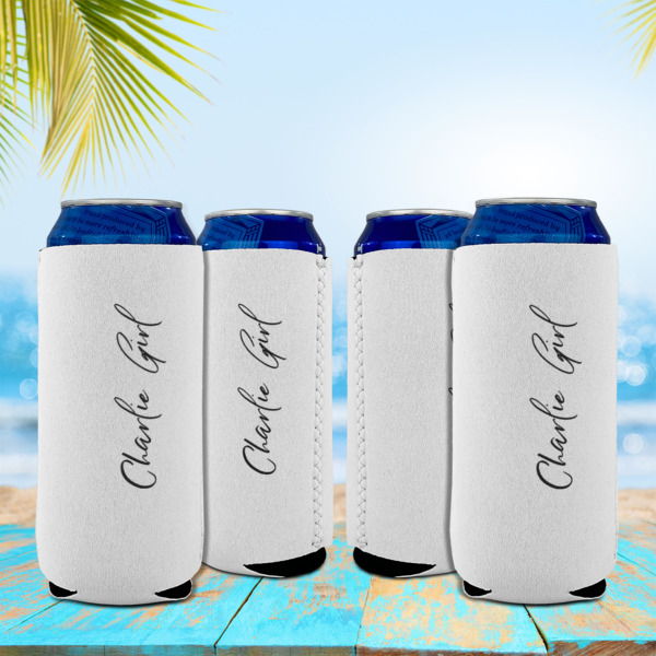 Custom Design - Can Cooler - 16oz - Set of 4 - In Context
