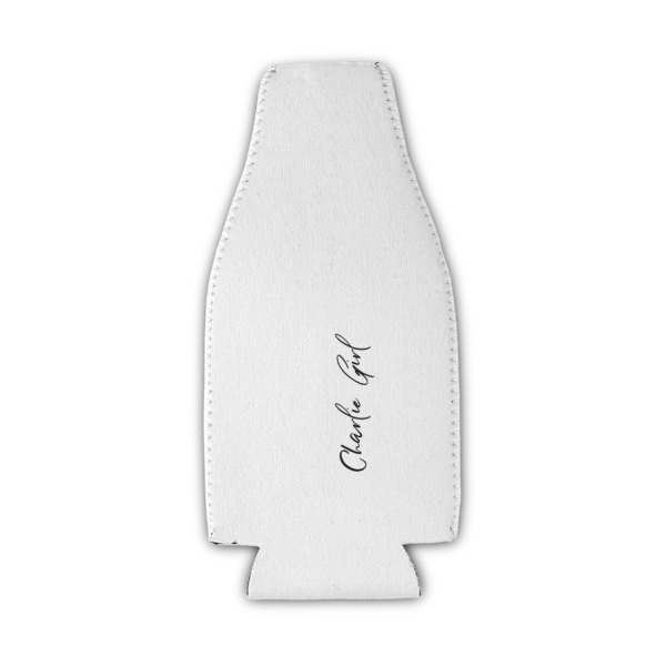 Custom Design - Zipper Bottle Cooler - Set of 4 - Front