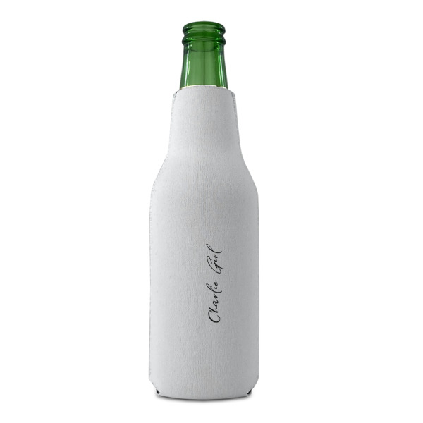 Custom Design - Zipper Bottle Cooler - FRONT (bottle)