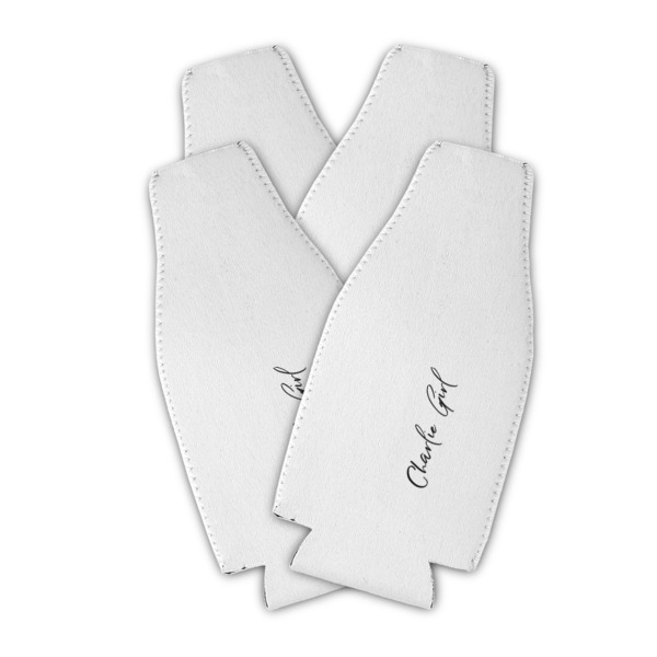 Custom Design - Zipper Bottle Cooler - Set of 4 - Main