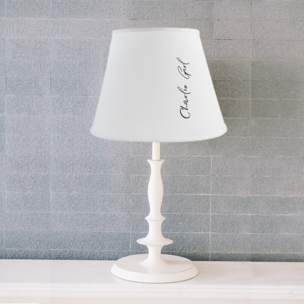 Custom Design - Poly Film Empire Lampshade - Lifestyle