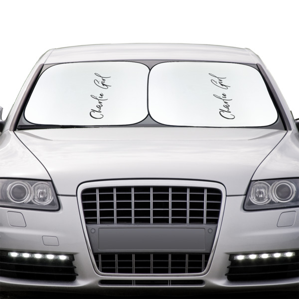Custom Design - Car Sun Shades - IN CONTEXT