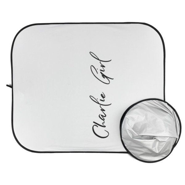 Custom Design - Car Sun Shades - FOLDED & UNFOLDED