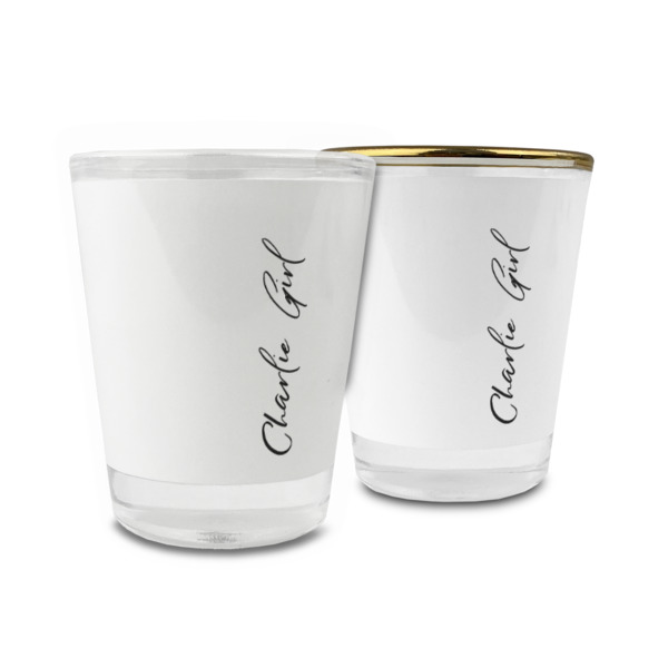 Custom Design Your Own Glass Shot Glass - 1.5 oz