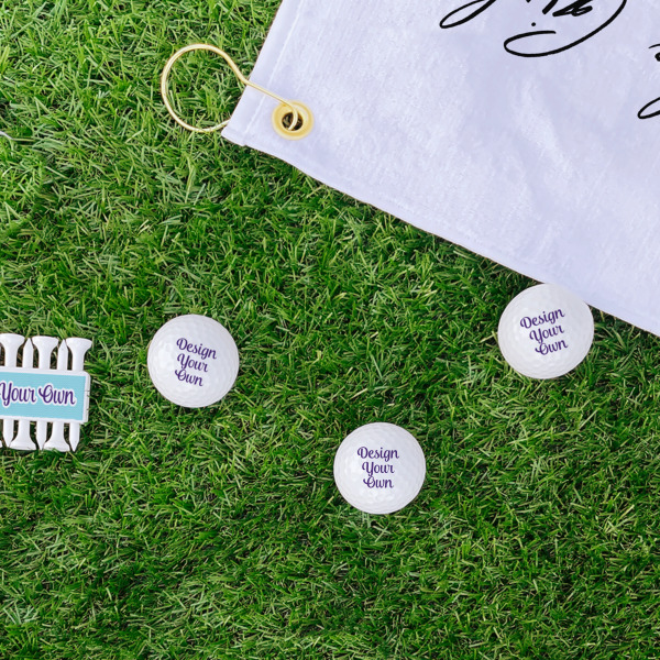 Custom Design - Golf Balls - Generic - Set of 3 - LIFESTYLE