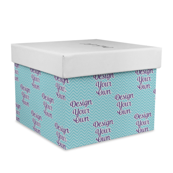 Custom Design Your Own Gift Box with Lid - Canvas Wrapped - X-Large