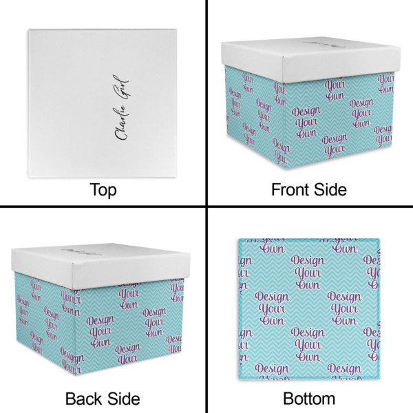 Custom Design - Gift Boxes with Lid - Canvas Wrapped - Large - Approval