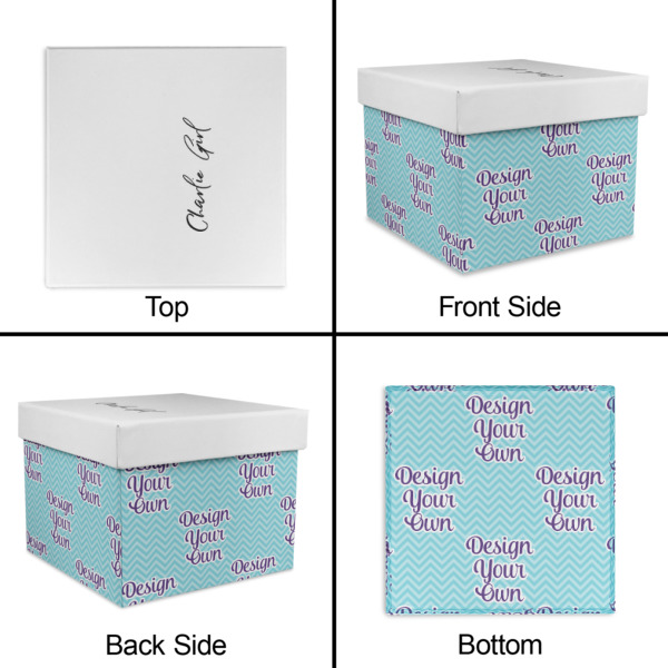 Custom Design - Gift Boxes with Lid - Canvas Wrapped - Small - Approval