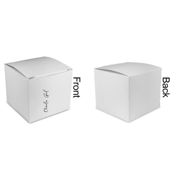Custom Design - Cube Favor Gift Box - Approval