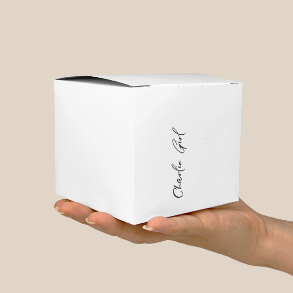 Custom Design - Cube Favor Gift Box - Scale View