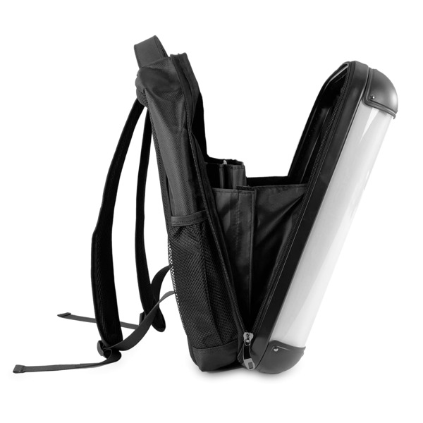 Custom Design - 18" Hard Shell Backpacks - SIDE OPEN