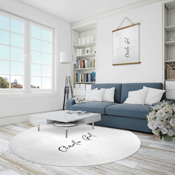 Custom Design - Round Area Rug - IN CONTEXT