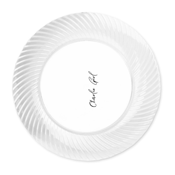 Custom Design - Plastic Party Dinner Plates - Approval