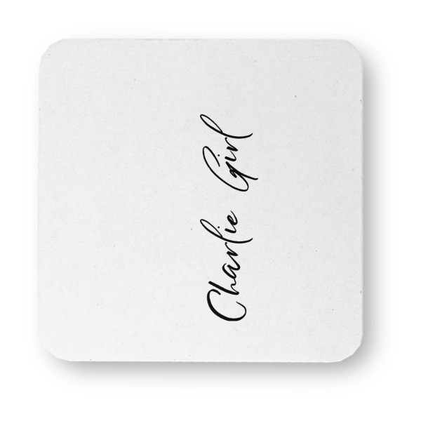 Custom Design - Paper Coasters - Approval