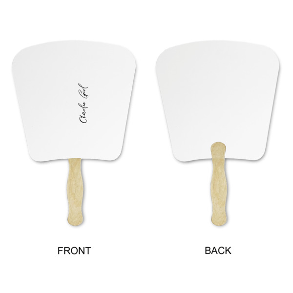 Custom Design - Paper Fans - Approval