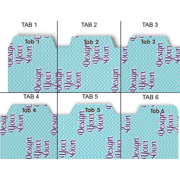 Custom Design - Page Dividers - Set of 6 - Approval