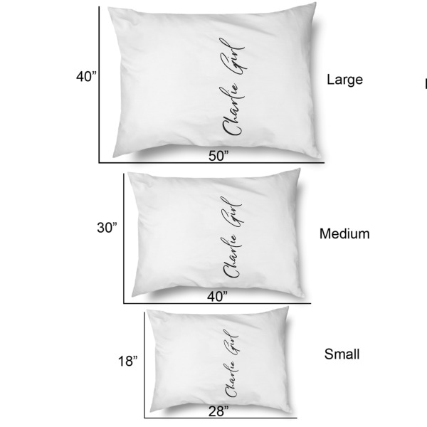 Custom Design - Outdoor Dog Beds - SIZE CHART