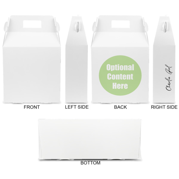 Custom Design - Gable Favor Box - Approval