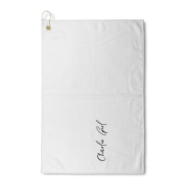 Custom Design Your Own Waffle Weave Golf Towel