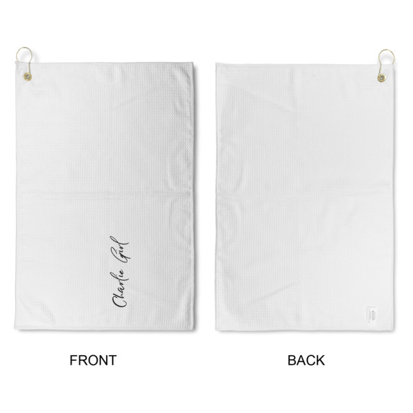 Custom Design - Waffle Weave Golf Towel - Approval