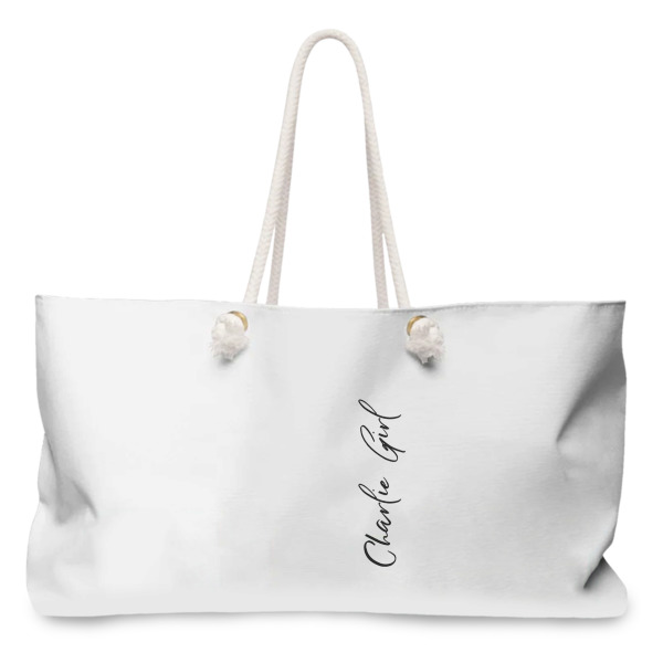 Custom Design Your Own Large Tote Bag with Rope Handles