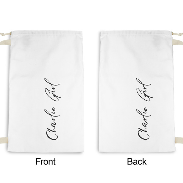 Custom Design - Small Laundry Bag - Front & Back View
