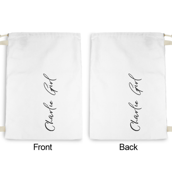 Custom Design - Large Laundry Bag - Front & Back View