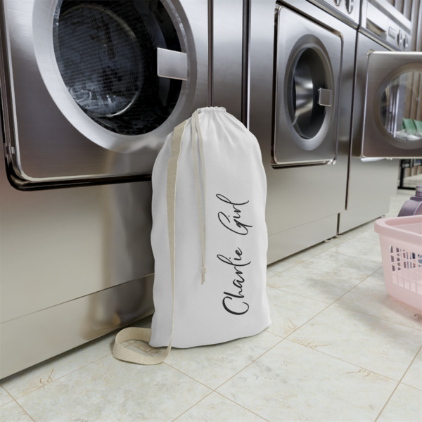 Custom Design - Small Landry Bag - In Context