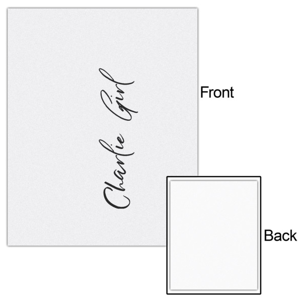 Custom Design - 16x20 - Matte Poster - Front & Back