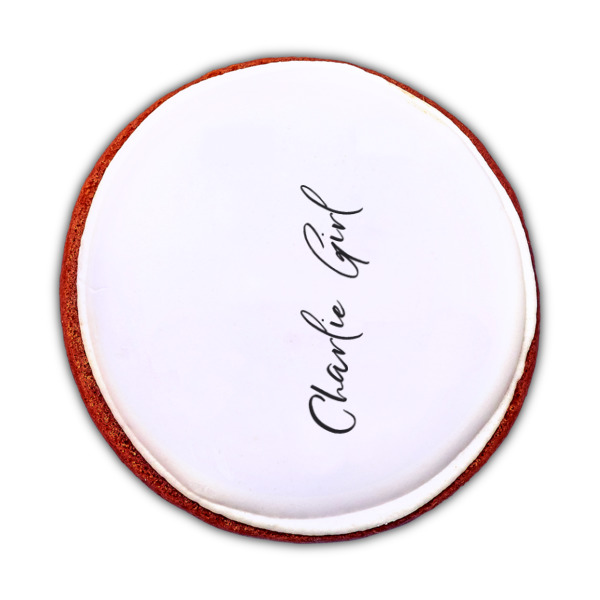 Custom Design - Printed Icing Circle - Medium - On Cookie