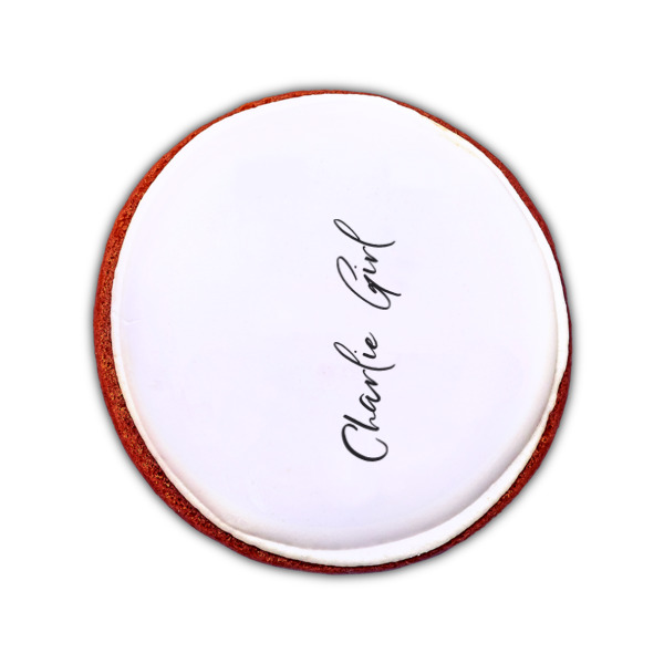 Custom Design - Printed Icing Circle - Small - On Cookie