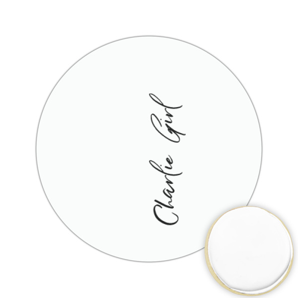 Custom Design Your Own Printed Cookie Topper - 2.15"