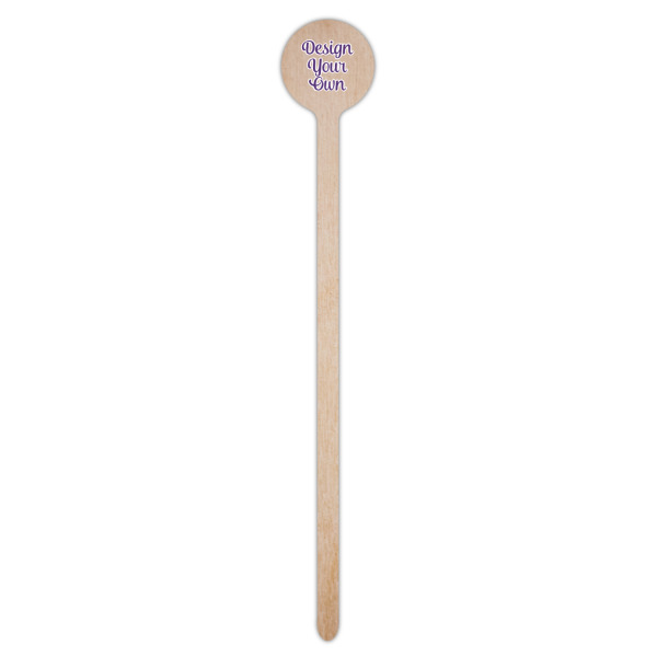 Custom Design - Wooden 7.5" Stir Stick - Round - Single Stick