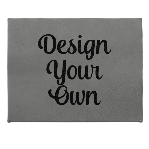 Custom Design - Small Engraved Gift Box with Leather Lid - Approval